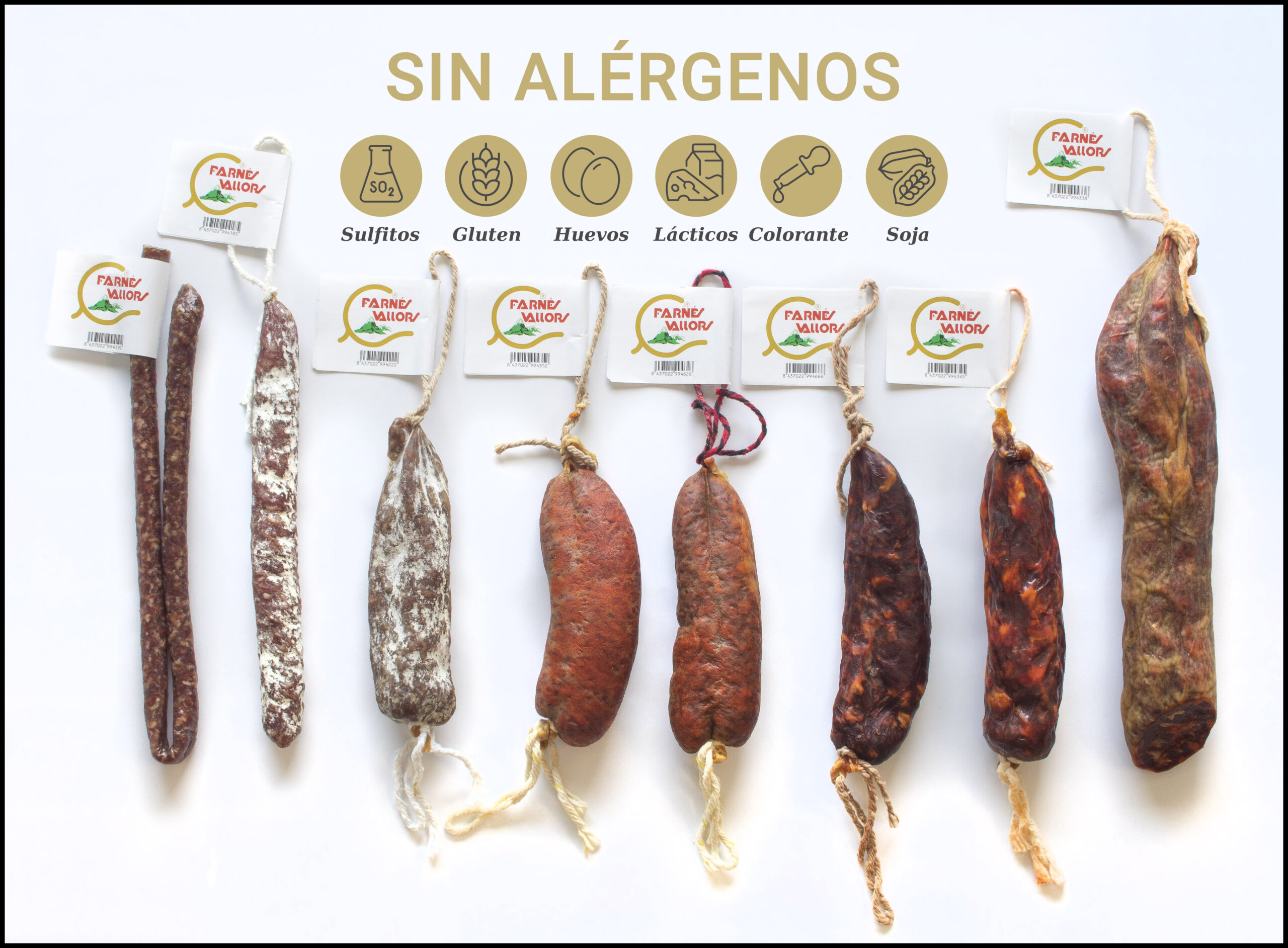 Embutidos y productos sin alérgenos